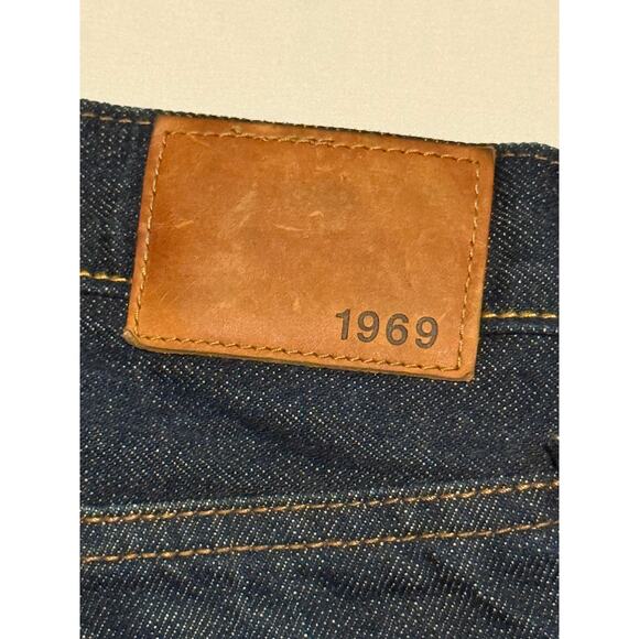 Gap Selvedge Jeans 28x30 Blue Raw Wash Stretch Kaihara Japanese Rockabilly - Picture 9 of 14